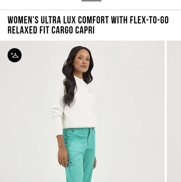 Lee Relaxed Fit 1989 Capri Pants‎ Womens Sz 12 Straight Leg Flap Pockets Stretch - Picture 6 of 14